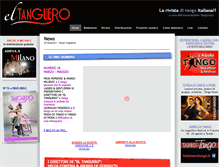 Tablet Screenshot of eltanguero.it